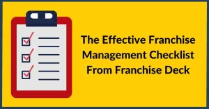 Franchise Management checklist