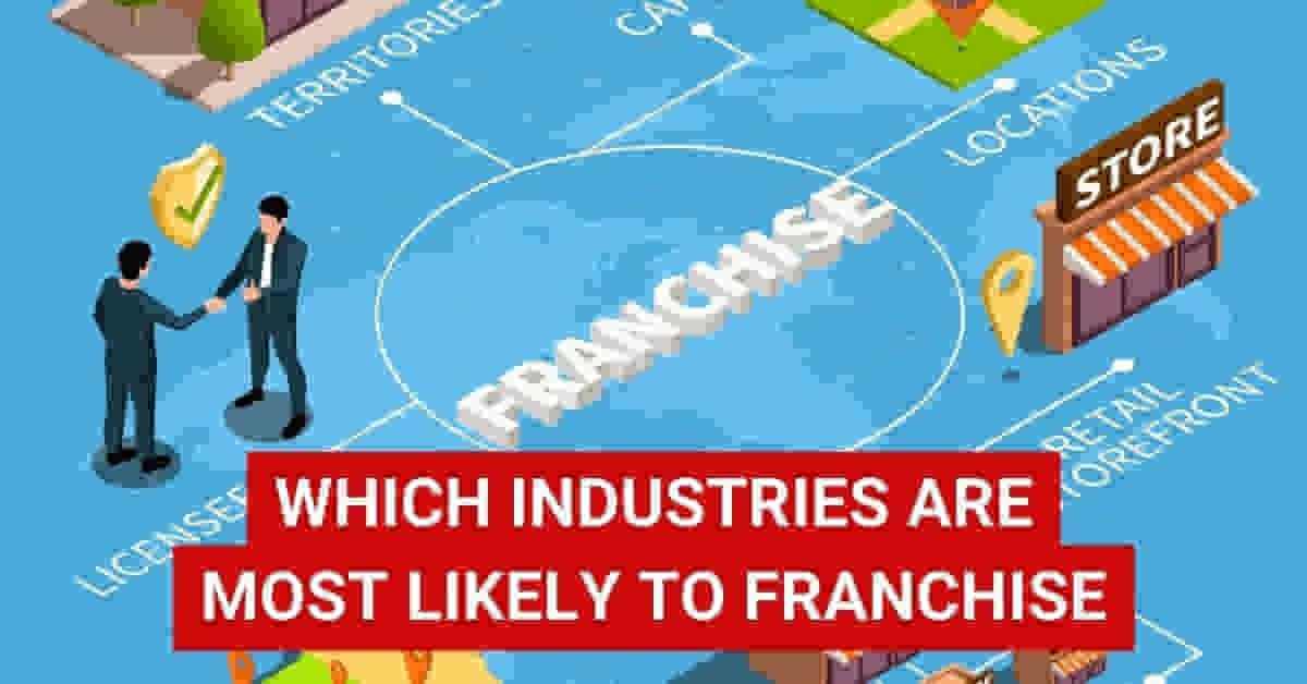 Which industries are most likely to franchise