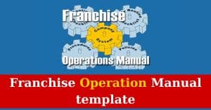 Franchise Operation Manual template